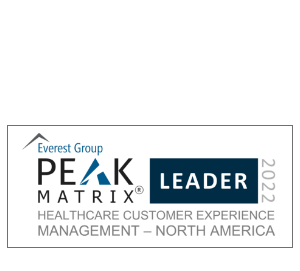 Healthcare CXM PEAK Matrix Award