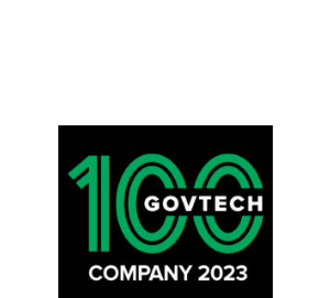 100 GovTech company 2023 logo.