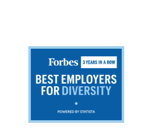 Forbes Diversity and Inclusion Award - Recognition from Forbes for outstanding achievements in diversity and inclusion."